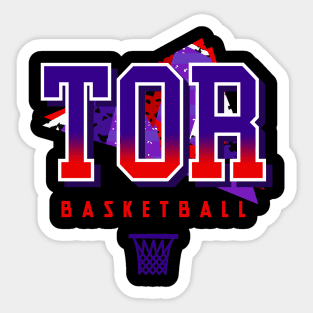 Toronto Basketball Retro Sticker